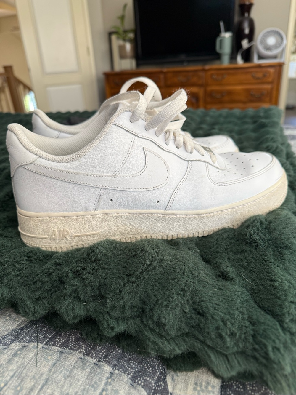 Nike Air Force 1 sneakers.